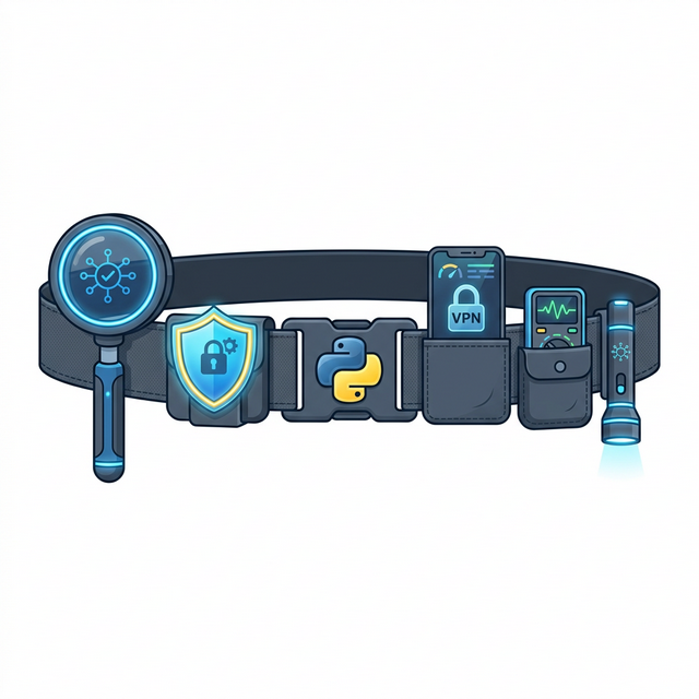Python Security Tool Belt Concept Diagram
