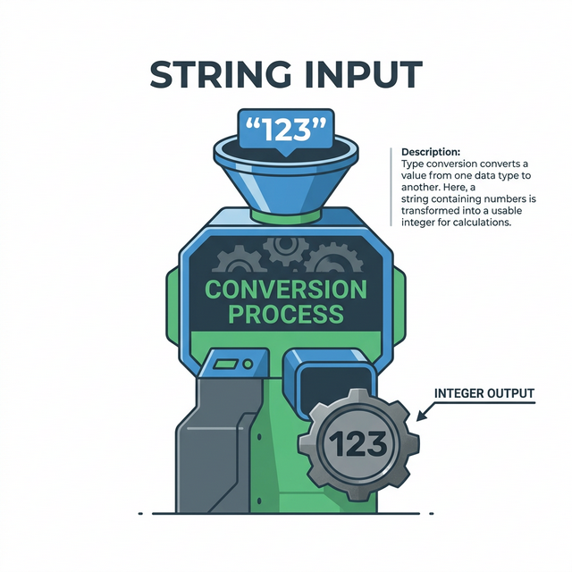 Type Conversion Machine Concept Diagram