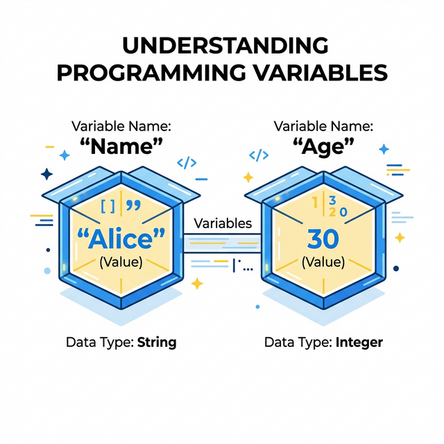 Variables as Boxes Concept Diagram